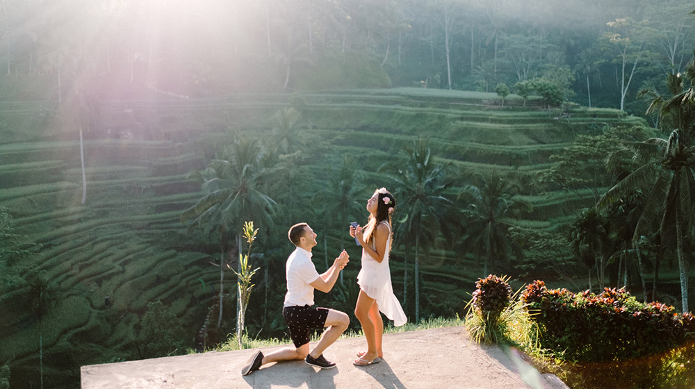 Ubud Bali Surprise Proposal Photography