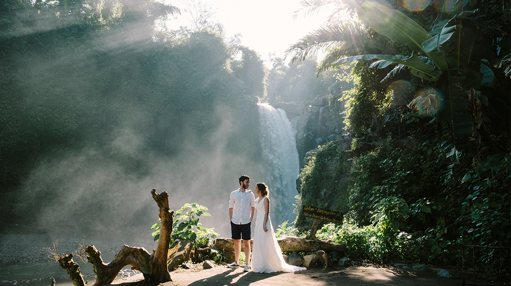 bali honeymoon shoot