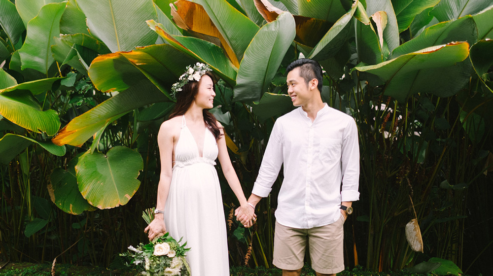 tropical ubud babymoon photography