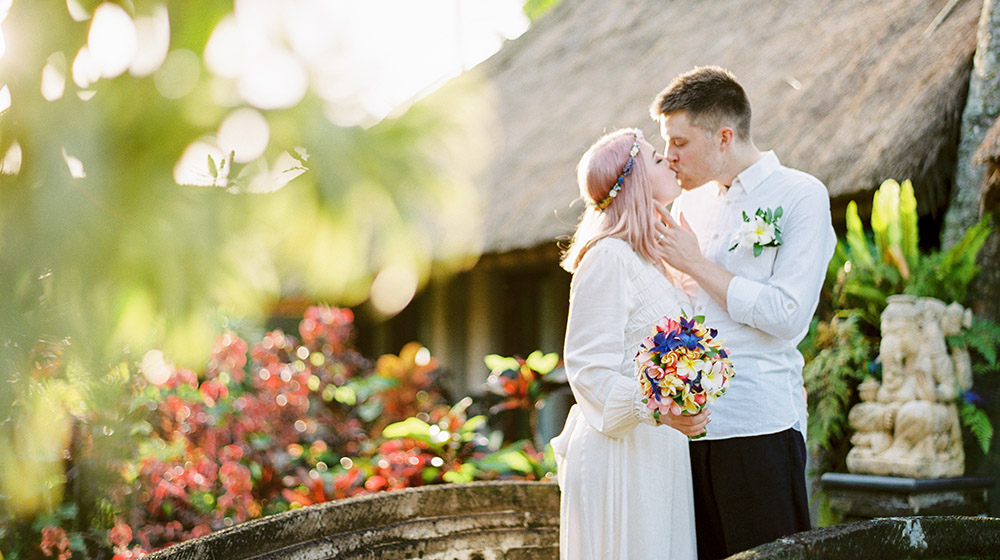 bali elopement photography