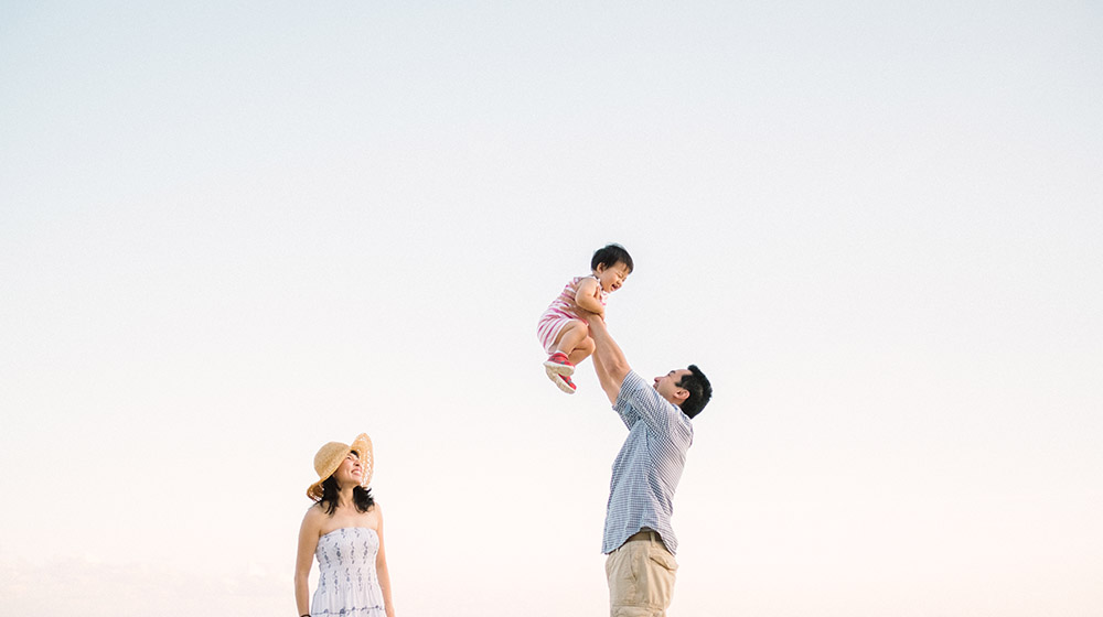 bali summer family portrait