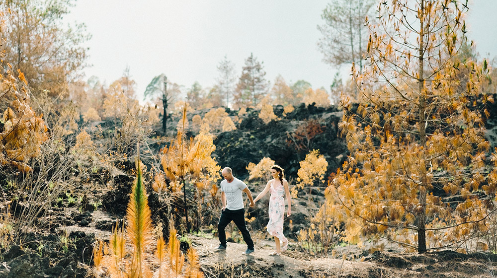 mount batur bali engagement photography