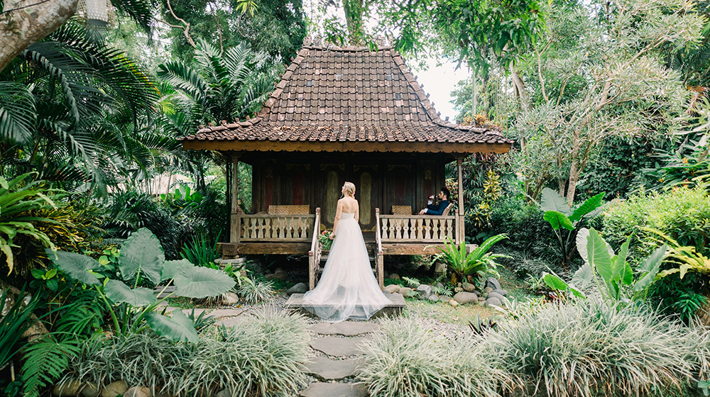 ubud wedding at villa beji indah