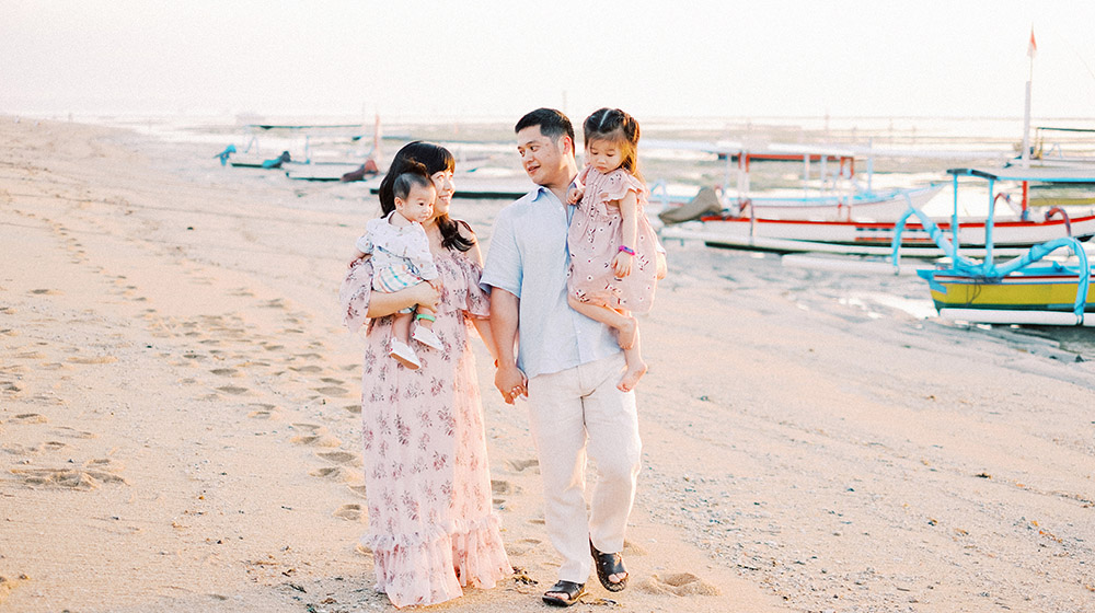 family session in bali