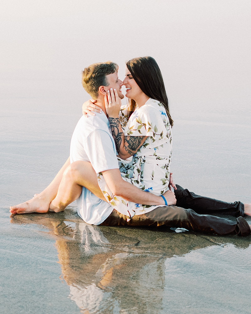 petitenget beach bali engagement session