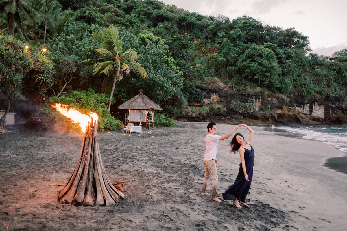 amankila candidasa dinner proposal