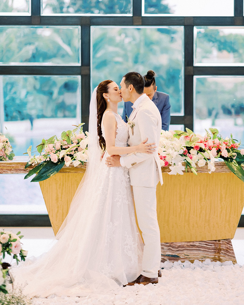 the mulia bali wedding