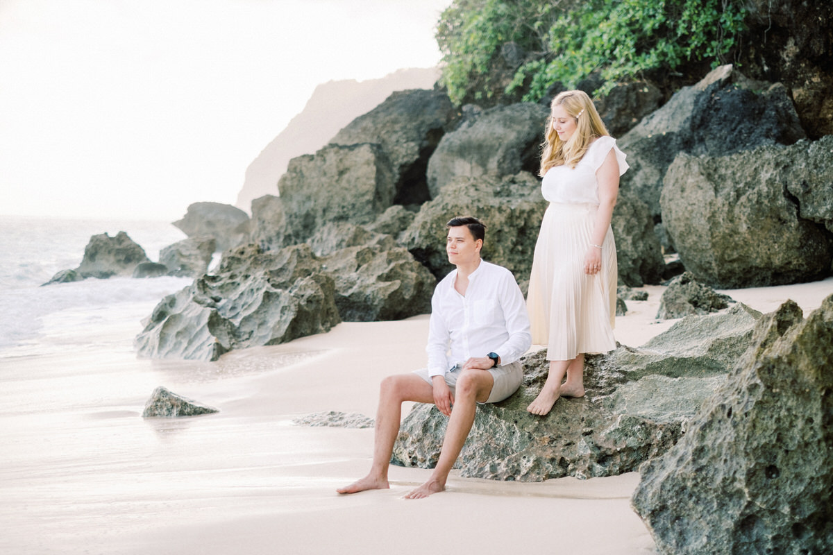 melasti beach engagement session