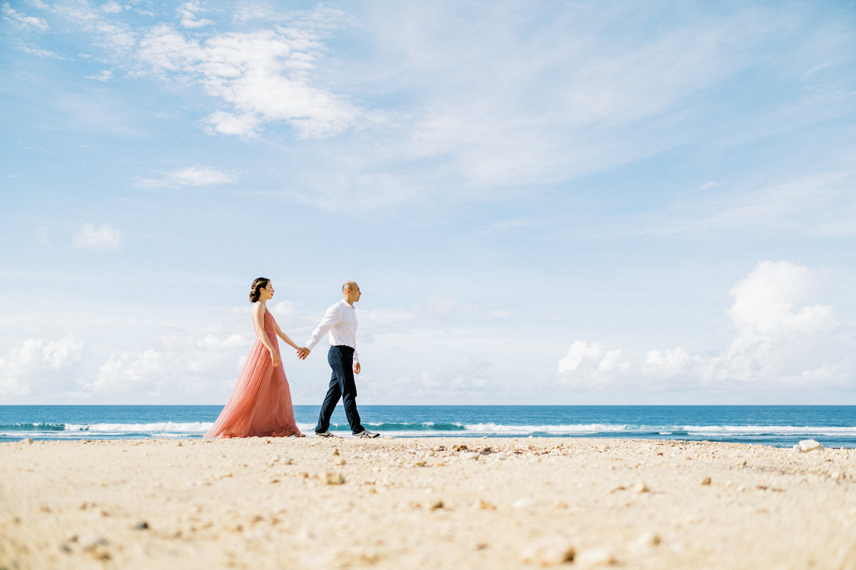 melasti beach ungasan engagement session