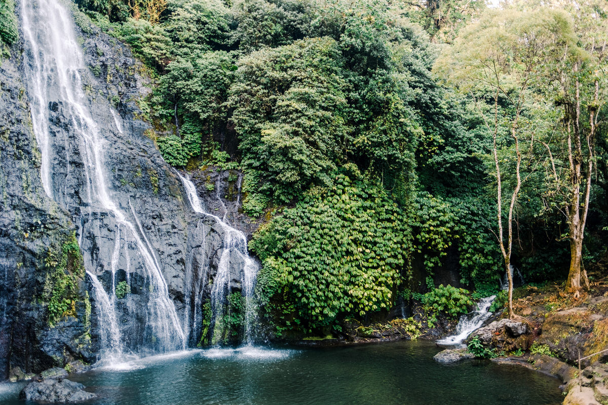 Northern Bali Waterfalls Routes by Bali Prewedding Photographer