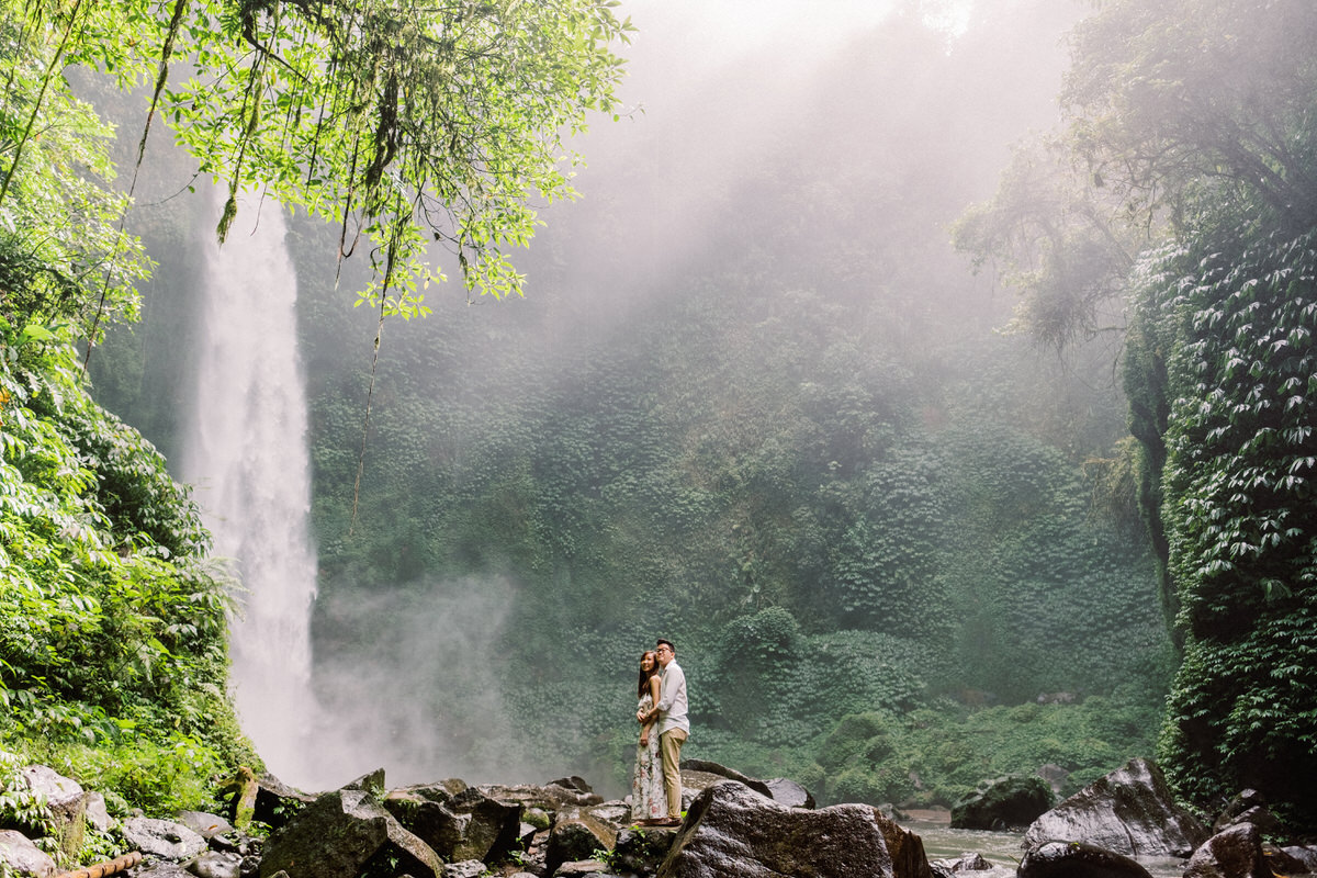 nungnung waterfall wedding