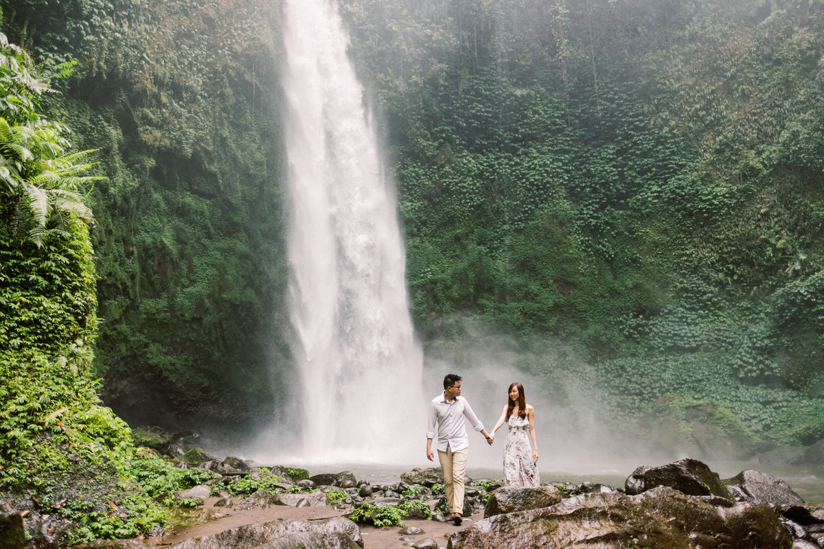 nungnung waterfall wedding