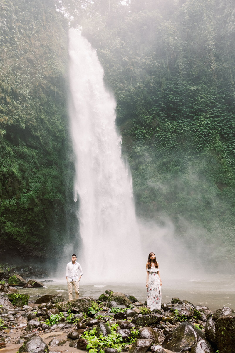 nungnung waterfall wedding