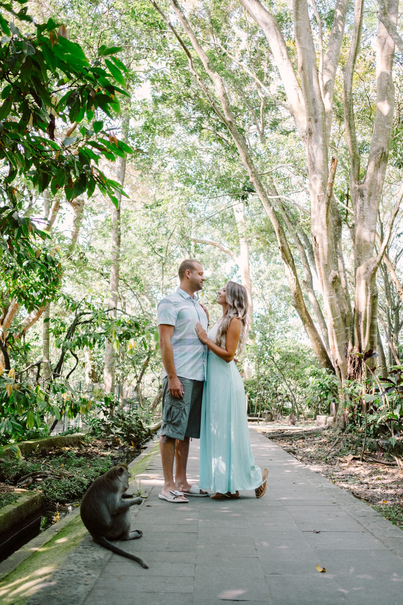 ubud monkey forest honeymoon