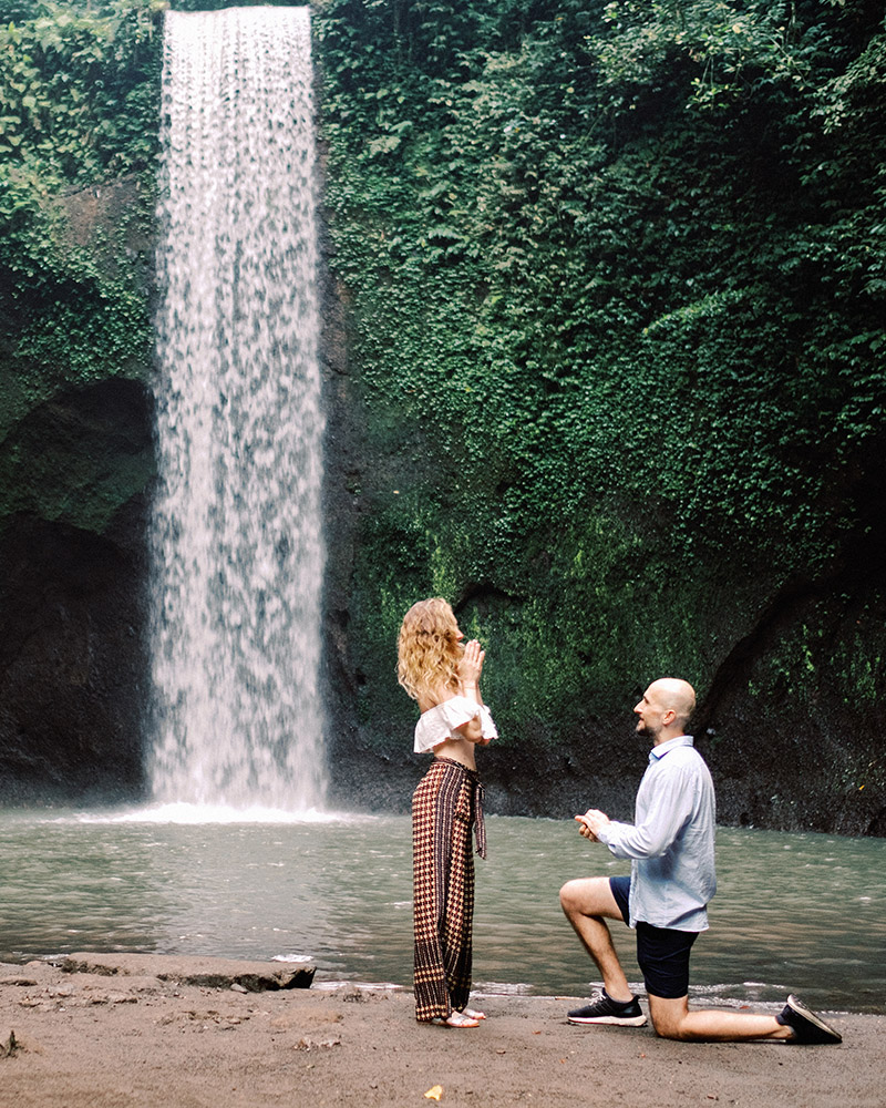 bali surprise proposal photography