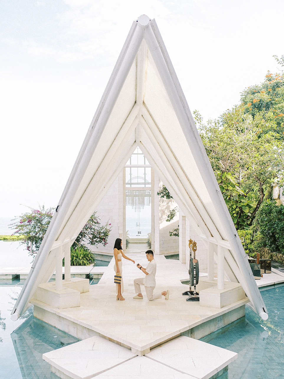 bali chapel surprise proposal