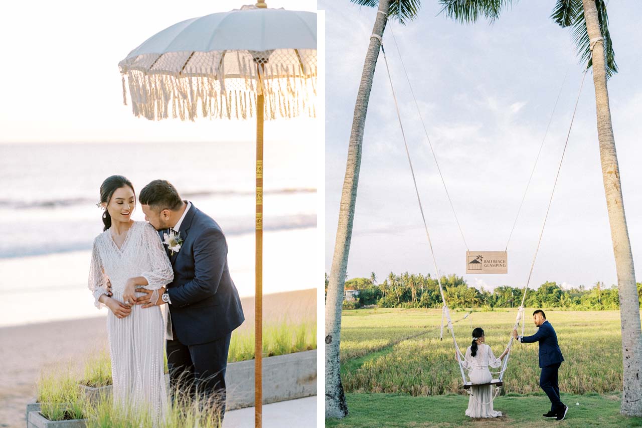 bali beach glamping bali wedding venue