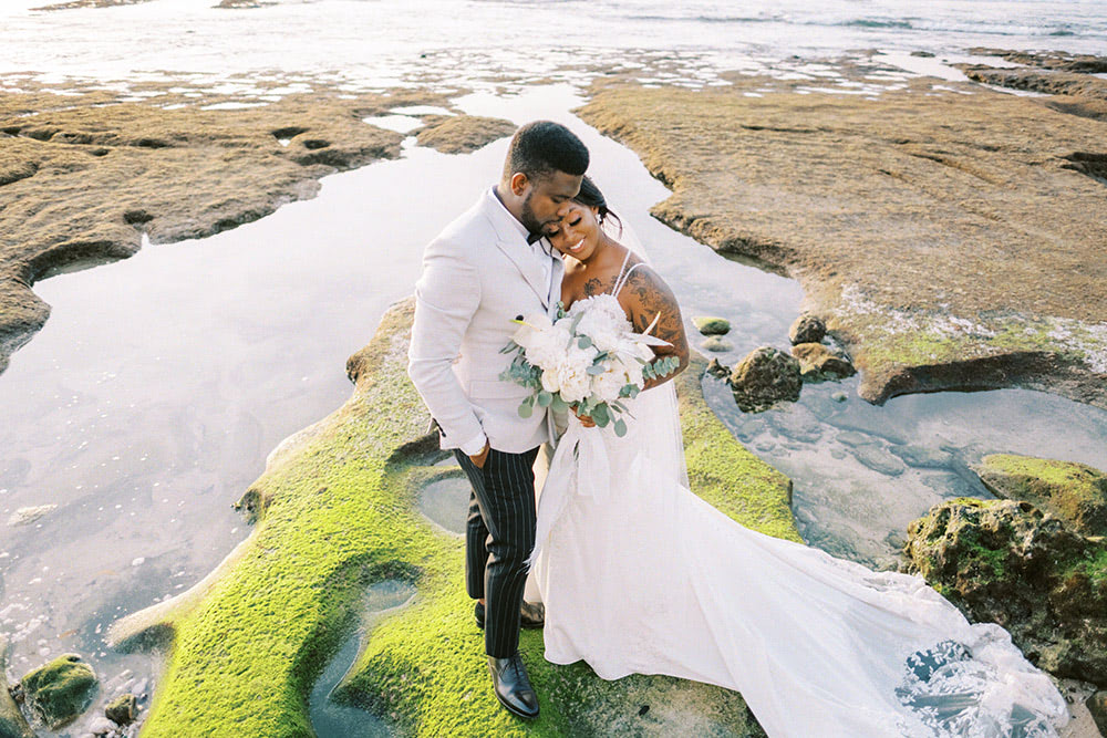 bali beach elopement