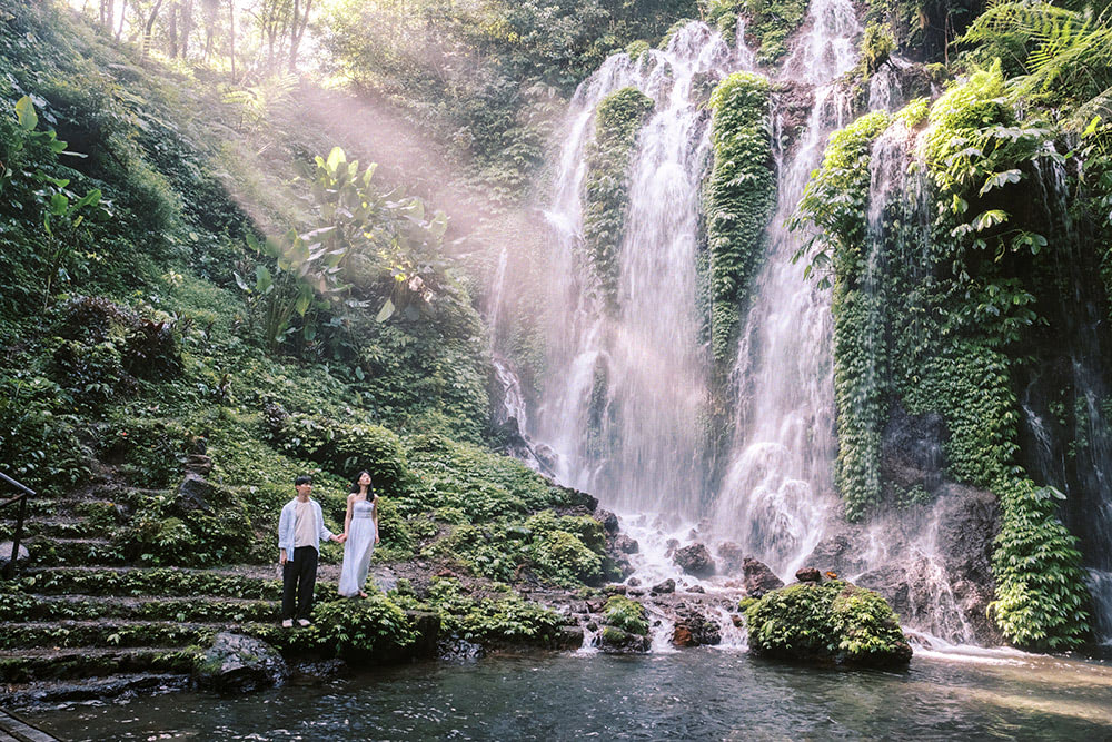 banyu wana amertha waterfall bali