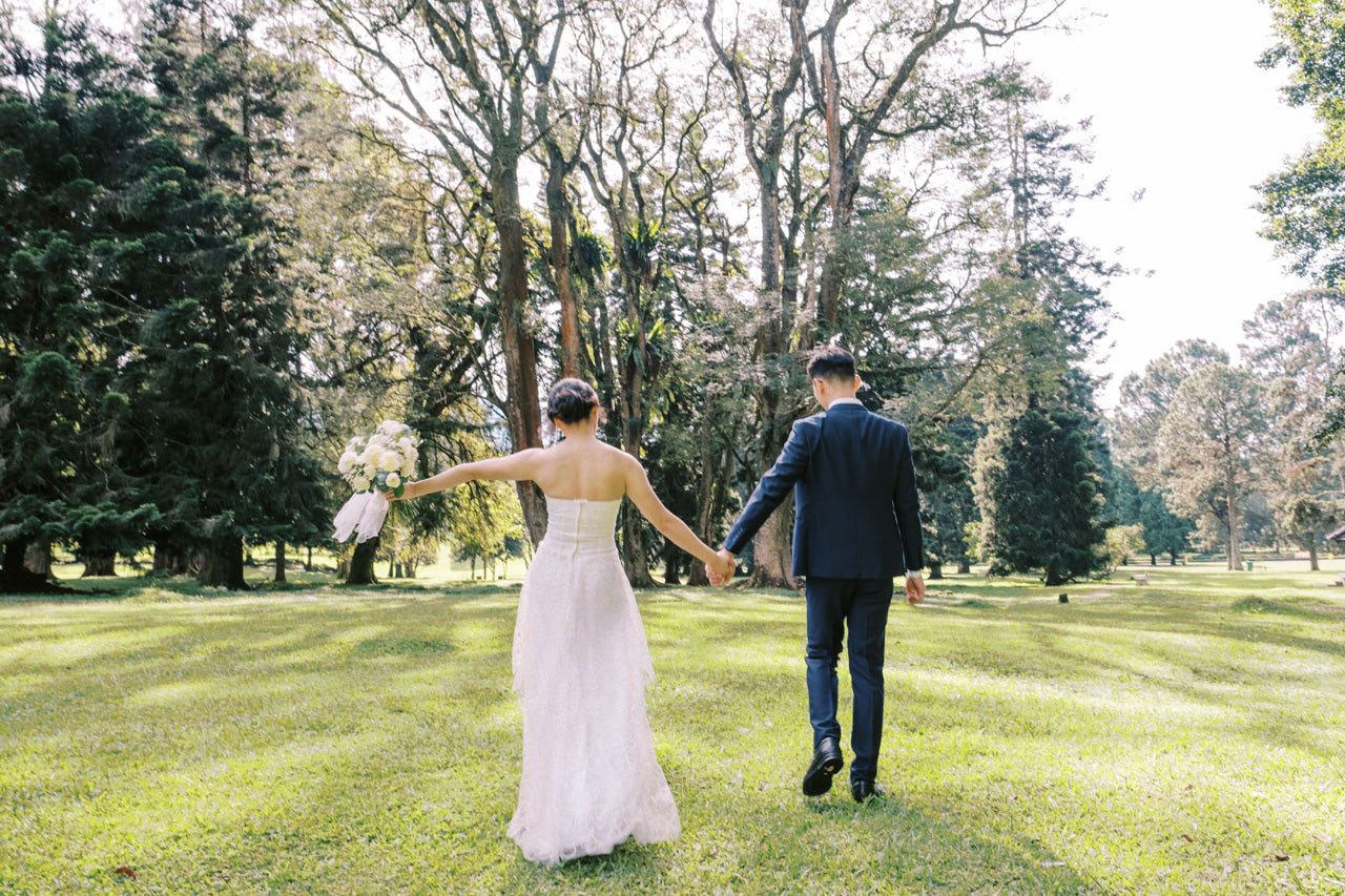 bedugul botanical garden prewedding