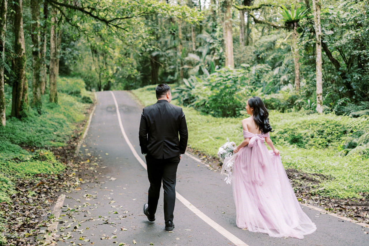 bedugul botanical garden prewedding