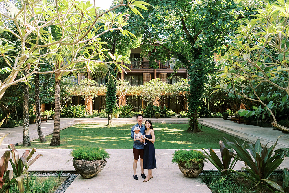 andaz sanur bali family portrait