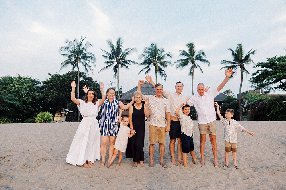 holiday photo session in seminyak