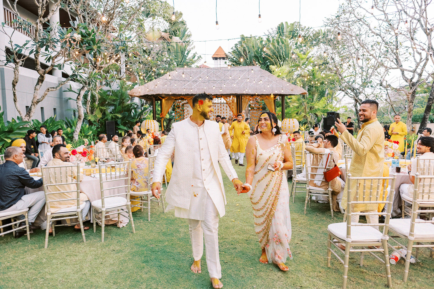 mehendi and haldi ceremony in bali