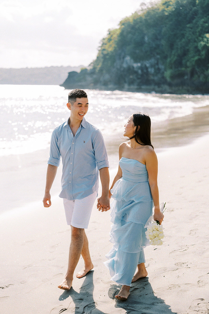 sunset nusa penida prewedding