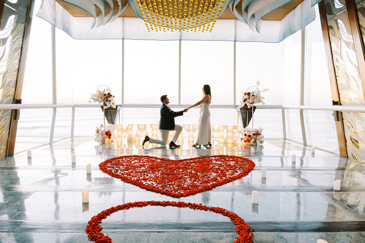 bali luxury surprise proposal