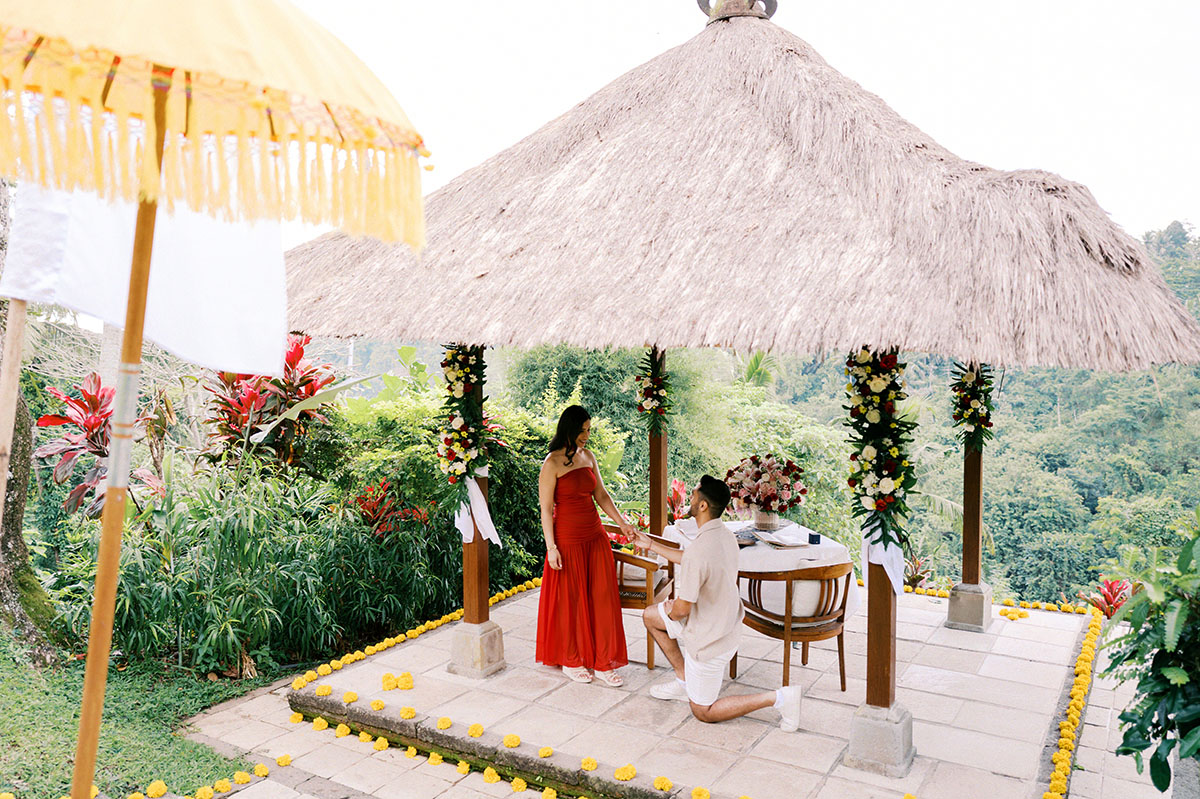 Amandari Ubud Surprise Proposal