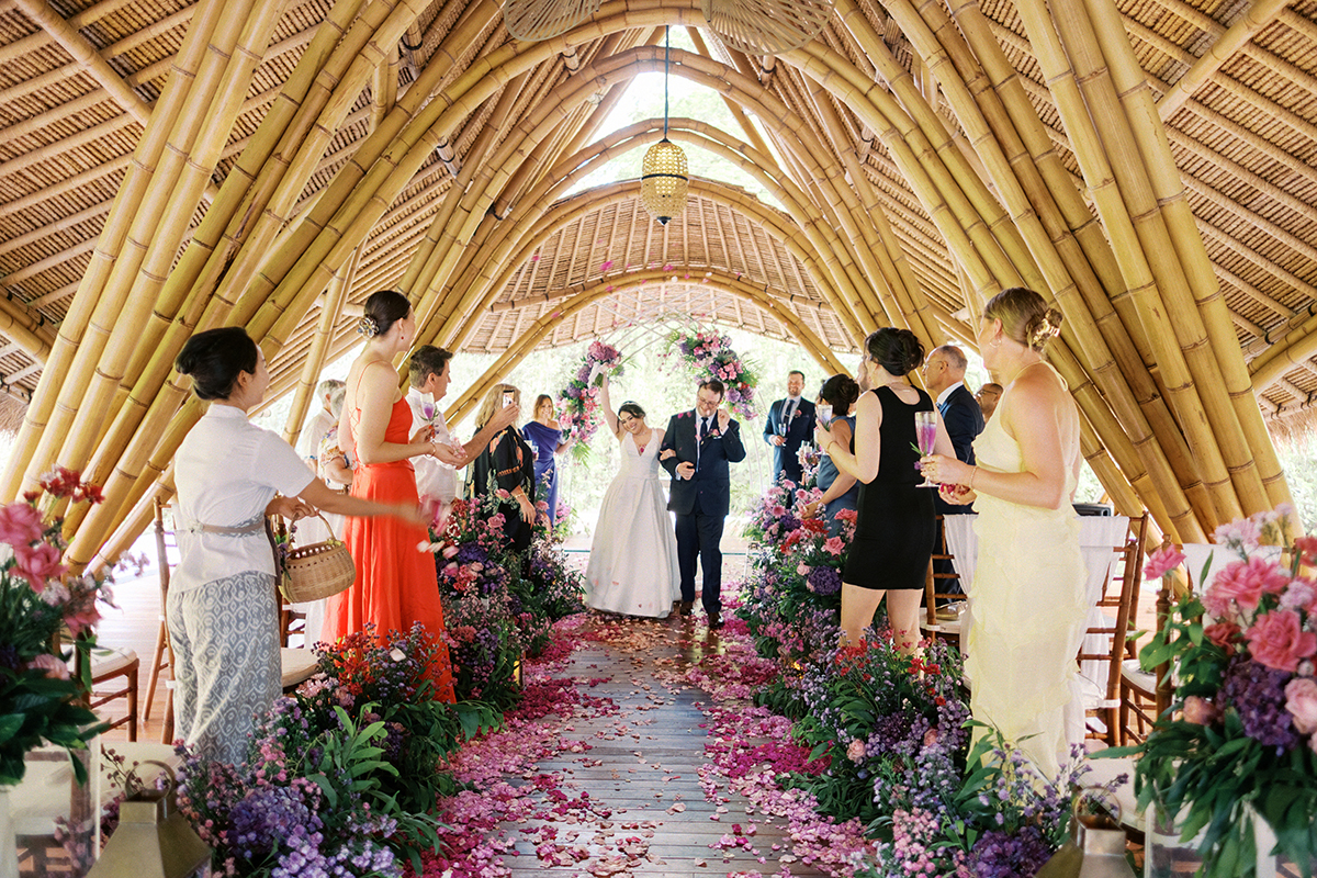 aksari Ubud wedding with Persian knife dance celebration