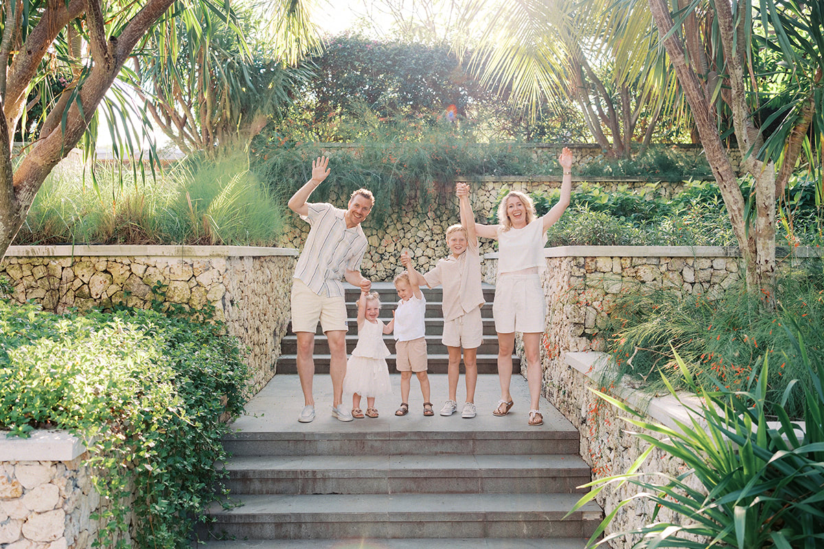 Hyatt regency Sanur family photo