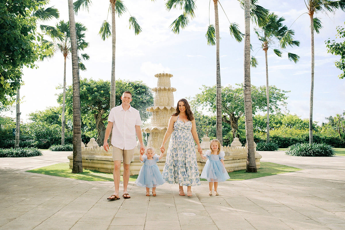 luxury family photoshoot at Jumeirah bali