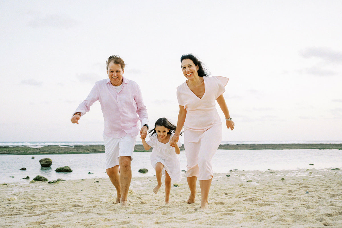 Melasti Beach Family Photo