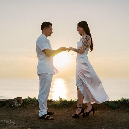 balangan beach intimate proposal
