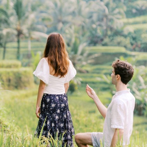 intimate tegalalang surprise proposal