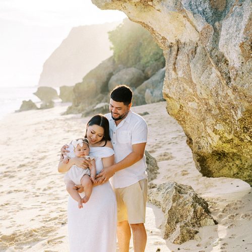 melasti beach family photo session