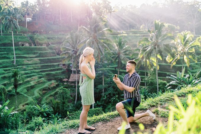 proposal photoshoot in ubud