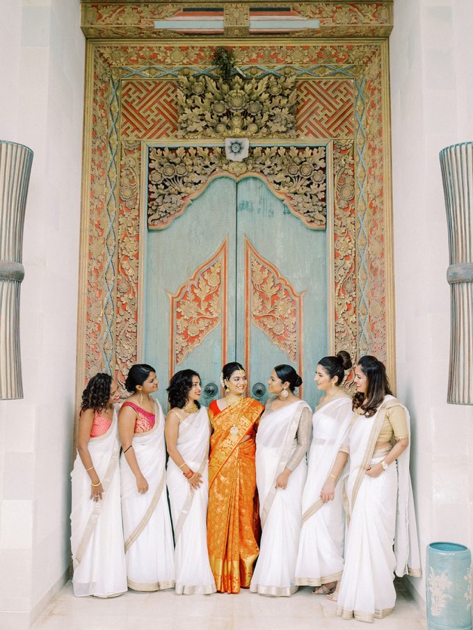 vibrant bali indian wedding