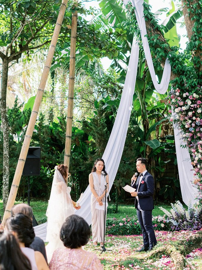 whimsical bali forest wedding